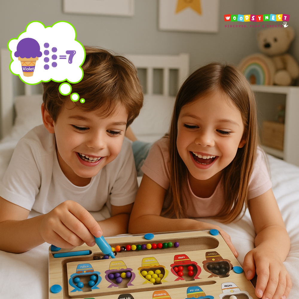 MAGNETIC COLOR & NUMBER MAZE