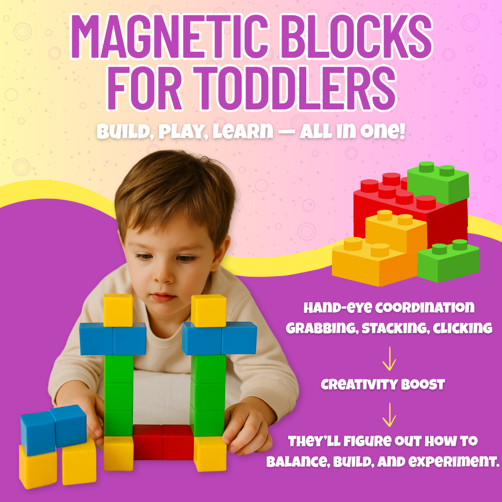 MAGNETIC BLOCKS FOR TODDLERS