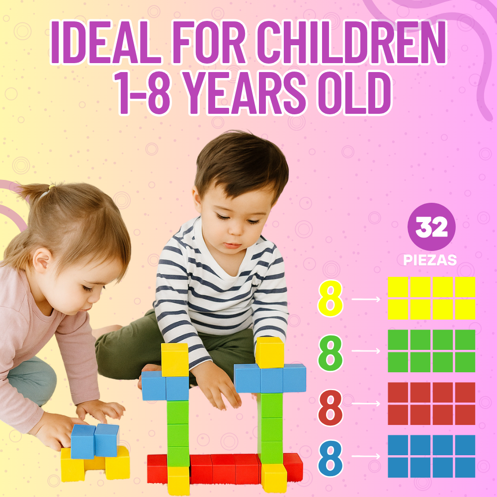 MAGNETIC BLOCKS FOR TODDLERS