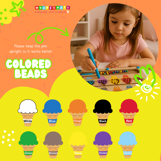MAGNETIC COLOR & NUMBER MAZE