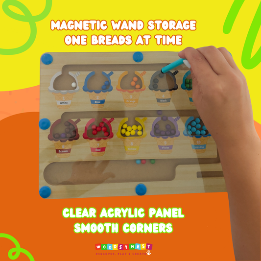 MAGNETIC COLOR & NUMBER MAZE