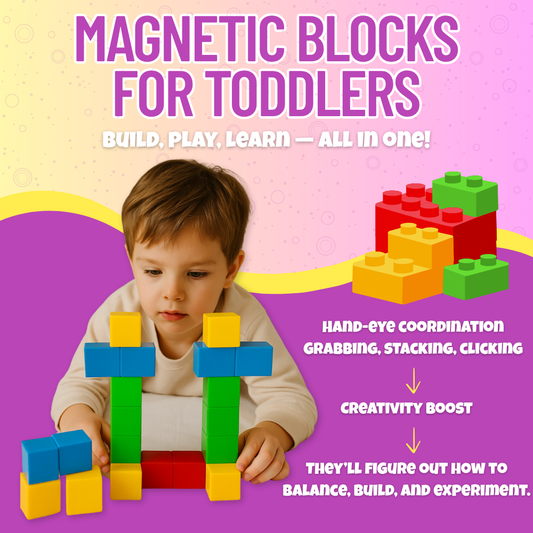 MAGNETIC BLOCKS FOR TODDLERS
