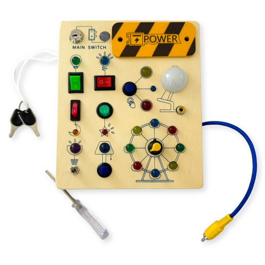 WOOD BUSY BOARD
